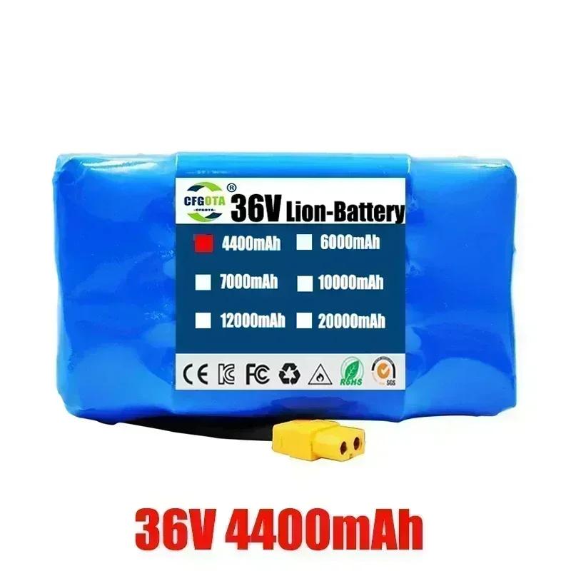 Genuine 36V 12Ah 10s2p Battery Packs Rechargeable Lithium Ion Battery for Electric Self Balancing Scooter HoverBoard Unicycle