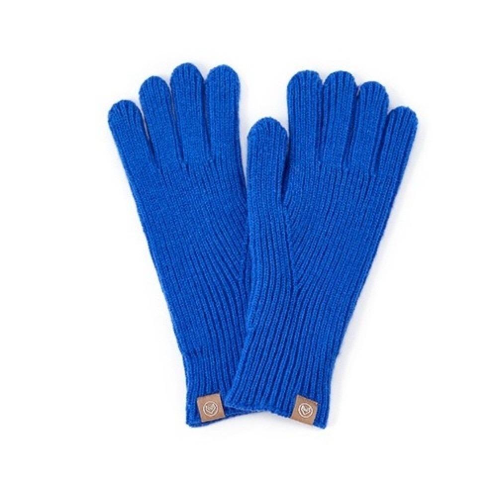 

Separate Finger Touchscreen Gloves Solid Color Breathable Knitted Gloves Full Finger Comfortable Warm Gloves Bike Riding синій