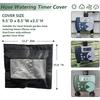 Garden Hose Timer Cover Weather-Resistant Sleeve Protector Clear Front Window Anti Freeze Visible Sleeve For Outdoor Garden Lawn