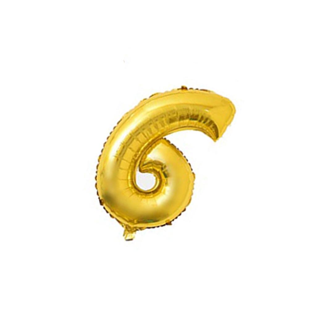 Party Balloon Aluminum Foil Number Balloon Wedding Birthday Party 16-inch Decoration