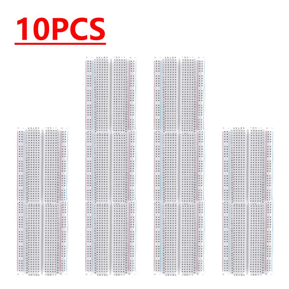 1-30 STÜCK 400 Lötpunkte Lötloser PCB-Steckplatine Universal-Test-Prototypplatine Lötloser PCB-Steckplatine für Experiment-Test-Roboter
