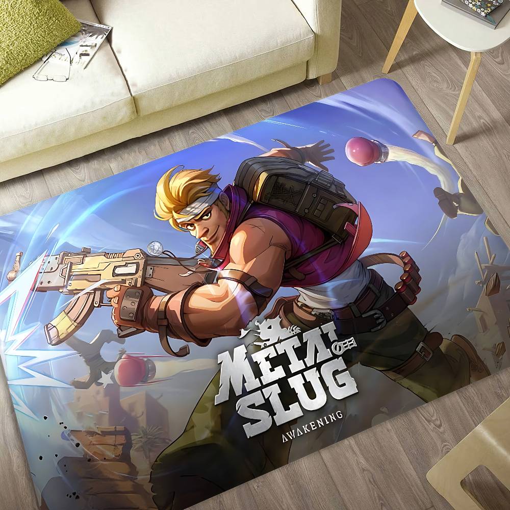 Classic Retro Game Metal Slug Bathroom Mat Anti-slip Absorb Water Long Strip Cushion Bedroon Mat Welcome Doormat