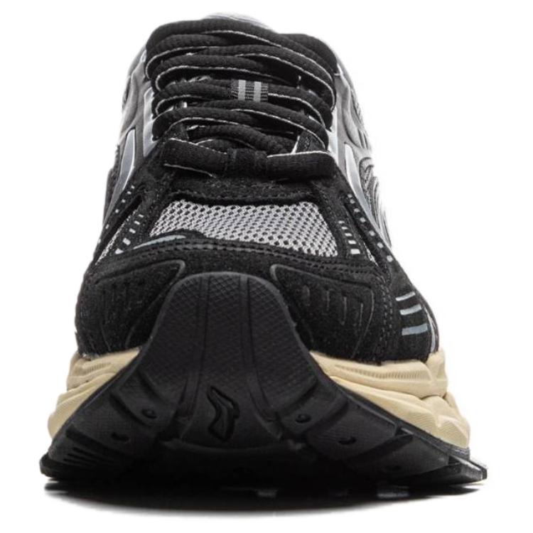 New LiNing Furious Rider Bow Cushioning Wear-Resistant Low-Top Casual Shoes Women's Black Gray AZGU150-1