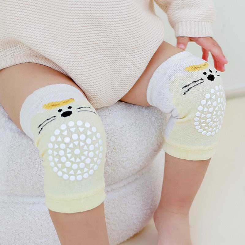 Prodyšné, protiskluzové dětské chrániče kolen a loktů pro batolata - vysoká elasticita, tenká gelová ochrana na jaro a léto