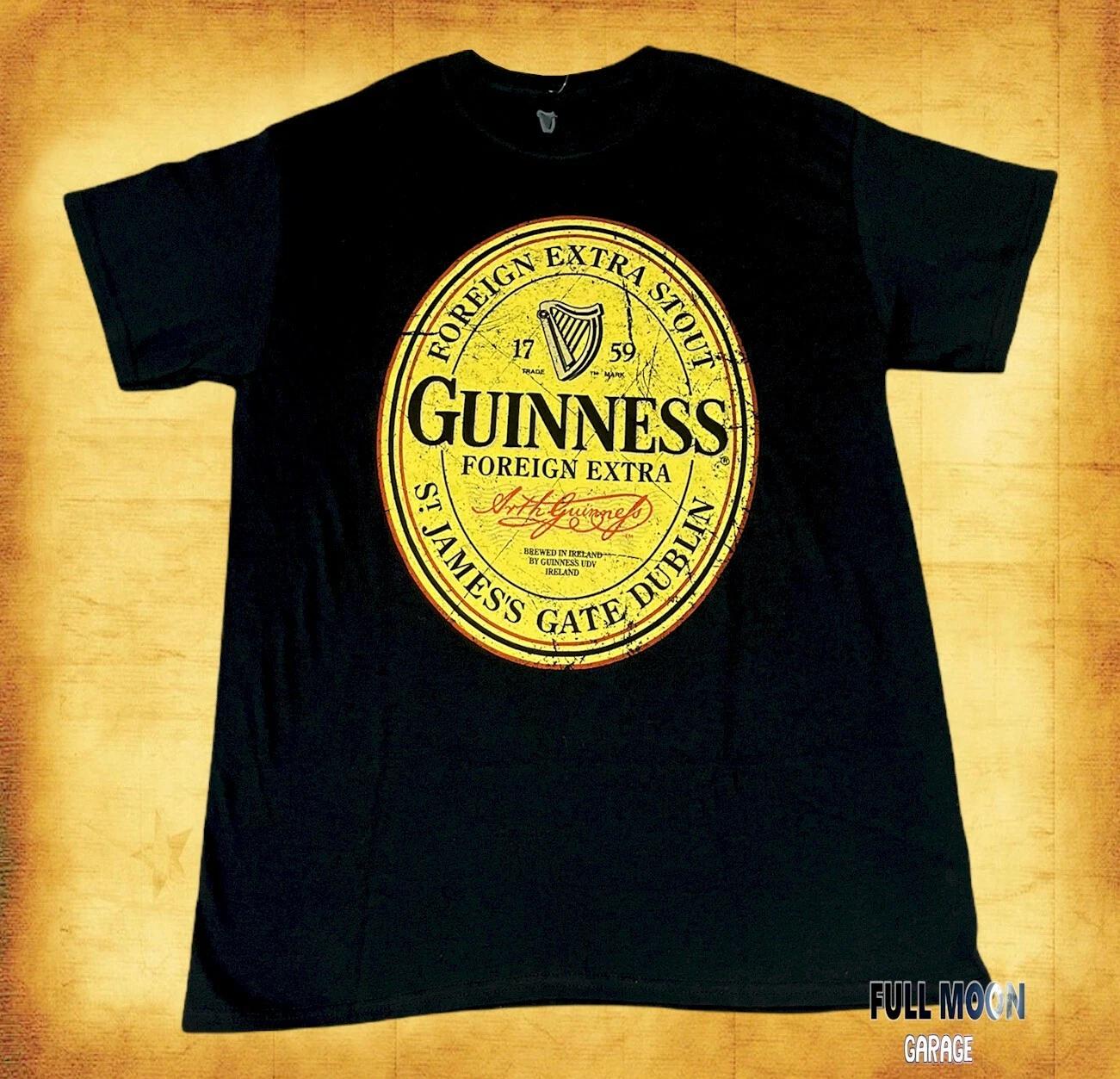 New Guinness Lager Beer Black Classic Men s Vintage T-Shirt S