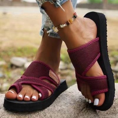 Women Sandals Shoes Summer Plus Size Women Shoe Open Toe Women's Sandals Soft Walking Shoes Slides Slipper Footwear Female