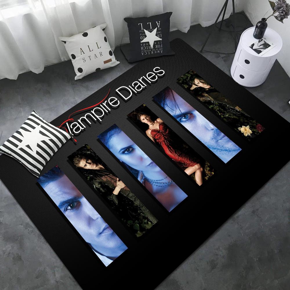 

The Vampire Diaries Damon Salvatore Bathroom Mat INS Style Soft Bedroom Floor House Laundry Room Mat Anti-skid Welcome Doormat 40x60cm