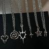 Punk Unisex Anhänger Halskette Vintage Schmuck Schlüsselbein Kette Mit Einzigartigem Design Für Den Täglichen Gebrauch