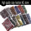 Austrian Flatback Crystal Rhinestones High Quality Hot Fix for Shoes Garment Bags Nail Art Eco-Friendly