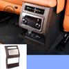 For GWM HAVAL H9 MKII 2026 2025 New H9 Carbon Wood Grain Rear Armrest Air Conditioner AC Vent Cover Anti Kick Hit Accessories