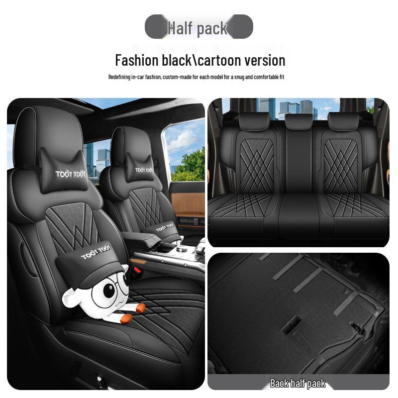 Jetour Shanhai T2 Full Leather Car Seat Cushion - Universal, All-Season Model