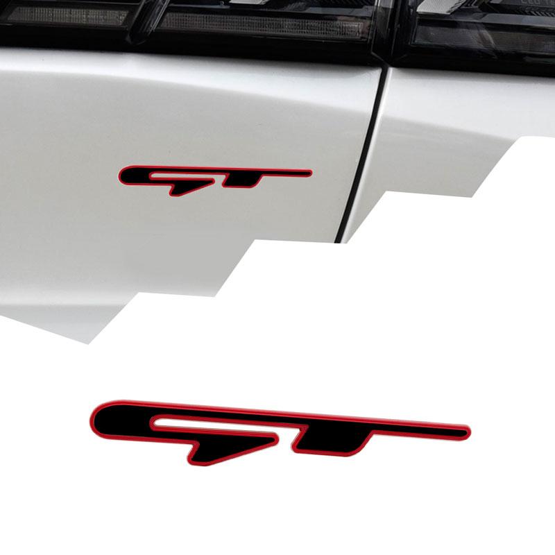 ART1 3D kovová dekorace Logo GT Znak odznak na přední mřížku auta Samolepka na kufr Pro Kia Cadenza Ceed Forte K3 K5 K9 Sportage Auto doplňky