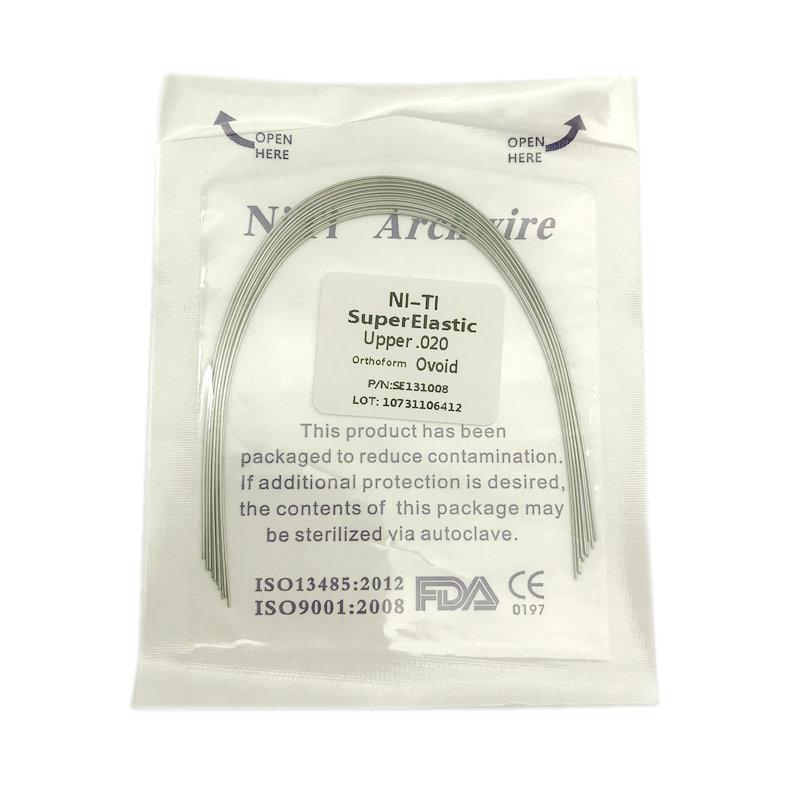 10pcs/pack Orthodontic Dental Super Elastic Oval Form Niti Round Arch Wires Dental Niti Arch Wire Dentist Product