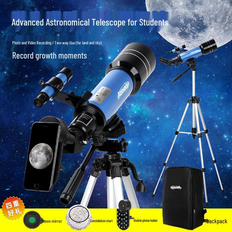 HD 40070 Astronomical Telescope with Bag - High Magnification Night Vision for Stargazing and Scenery for Students, Children, and Adults.