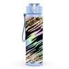 1PC Rainbow Tie Dye Texture 750ml Color Plastic Sports Water Bottle Leakproof Flip Straw Lid Suitable for Sports Office Home Use