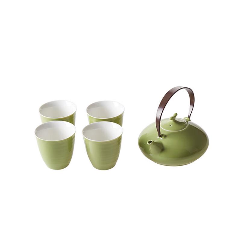 Tayohya Japanese Green New Bone China Tea Set
