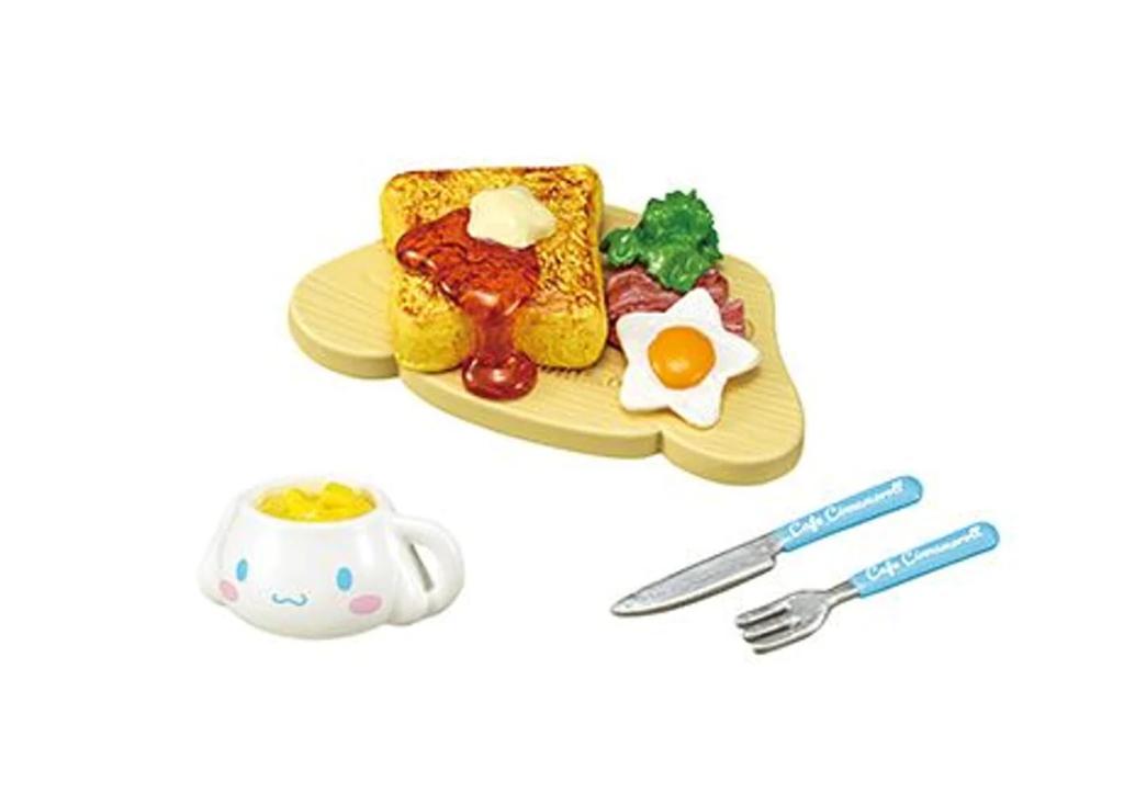 Персонажи Sanrio Cinnamoroll Кафе-терраса «Семицветное небо» Коробка-продукт 8 видов 8 штук Re-Ment