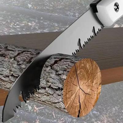 Vikbar Handsåg Multifunktionellt Utomhusverktyg med Rostbeständig Beläggning, Vikbar Design för Trädgårdsarbete/Beskärning/Träbearbetning