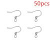 20pcs Never Fade Stainless Steel Earrings Hooks Clasps Bulk PVD Anti Allergy Earring Making Supplies For Diy Jewelry Findings