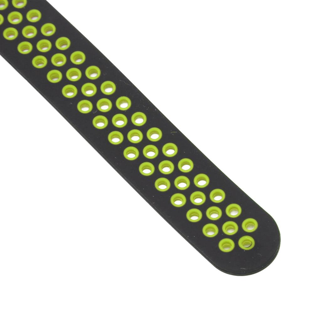 2 in 1 Watch Replacement Band for Redmi Watch 3 Quick Release Soft Silicone Sweat Proof Smartwatch Wristband Black Green