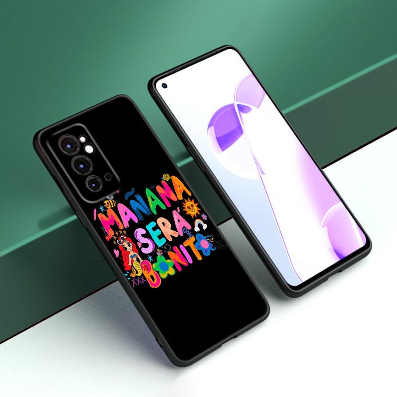 Karolg Manana Sera Bonito Black Phone Case For OnePlus 9R 10R 11R 12R ACE 2 Pro 2V 3V Nord CE 2 3 Lite 4 N10 N20 N30 SE 5G