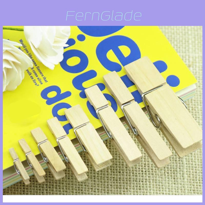 Wooden Clips Pack With Colorful Finish For Home Organization And Office Use