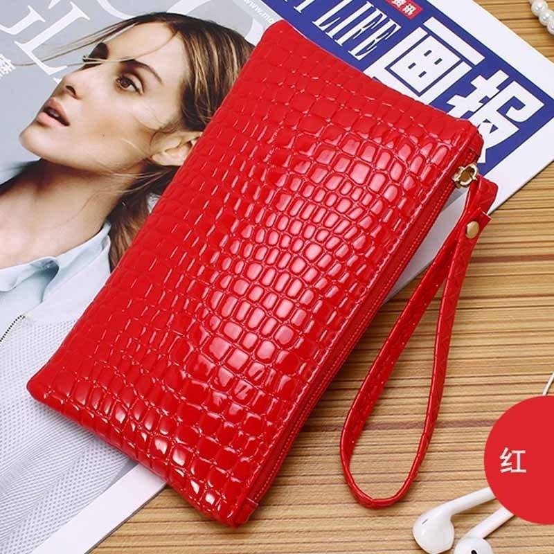 Alligator Wallet Lady   Korean Handbag with Active Zero Wallet
