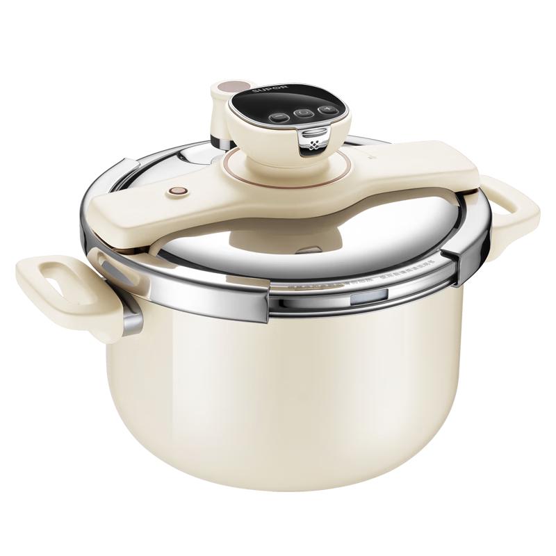 SUPOR Easy Open Rotary Timer 304 Stainless Steel Pressure Cooker