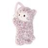 Leopard Print Cat Tissue Plush Universal Car Tissue Hanger Doll Creative Hanging Tissue Holder Vehicle Tissue Case Paper Box