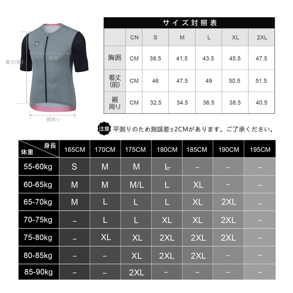 Santic Men's Short Sleeve Cycling Jersey, Spring/Summer, Lightweight, with Back Pocket, Breathable and Quick-Drying, Gray, Size S