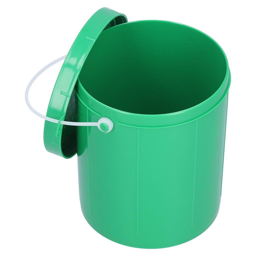Plastic Portable Lure Fishing Bait Earthworms Bucket Breathable Vent Tackle Box with Handle