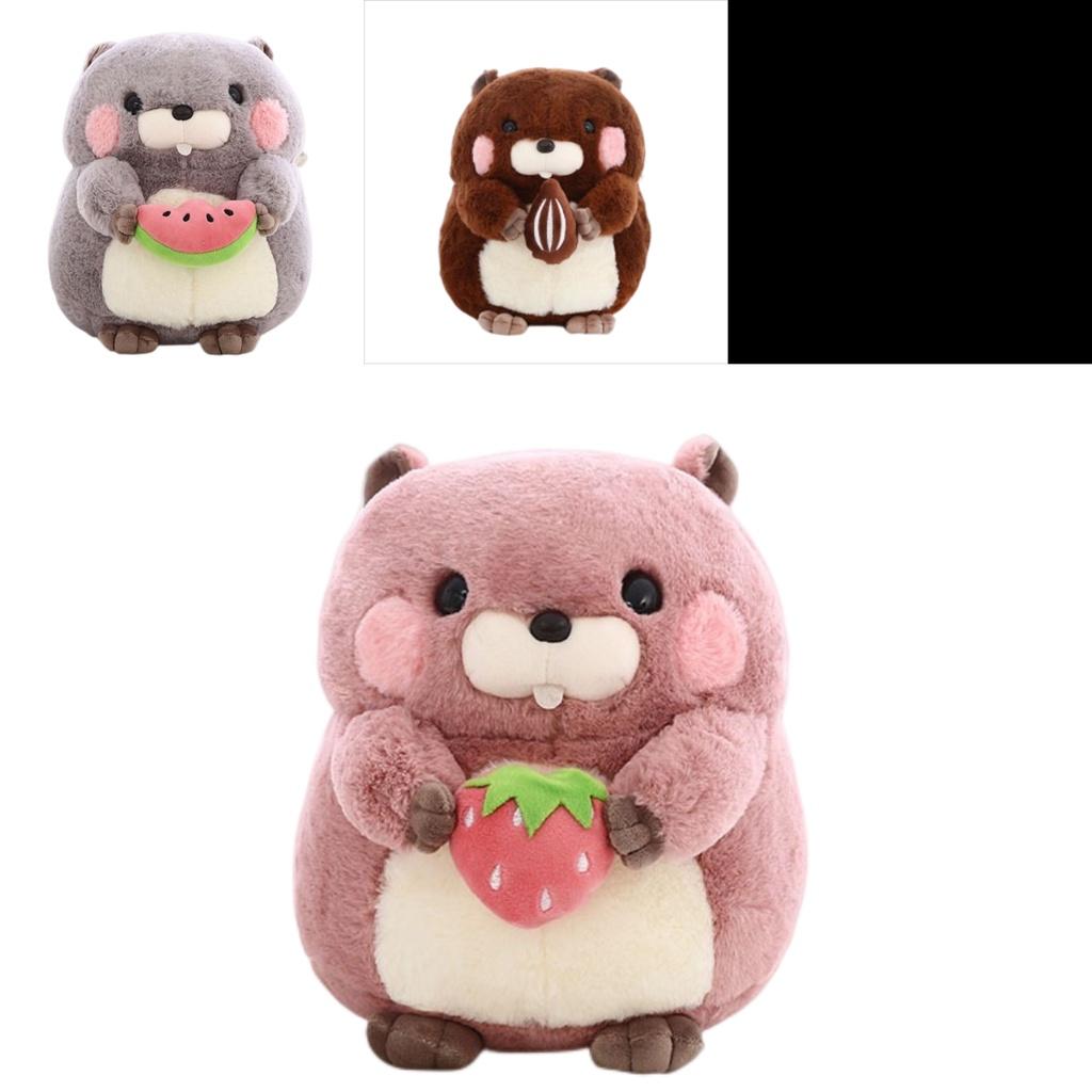 Cute Groundhog Plush Toy Soft And Huggable Stuffed Animal For Kids And Pets