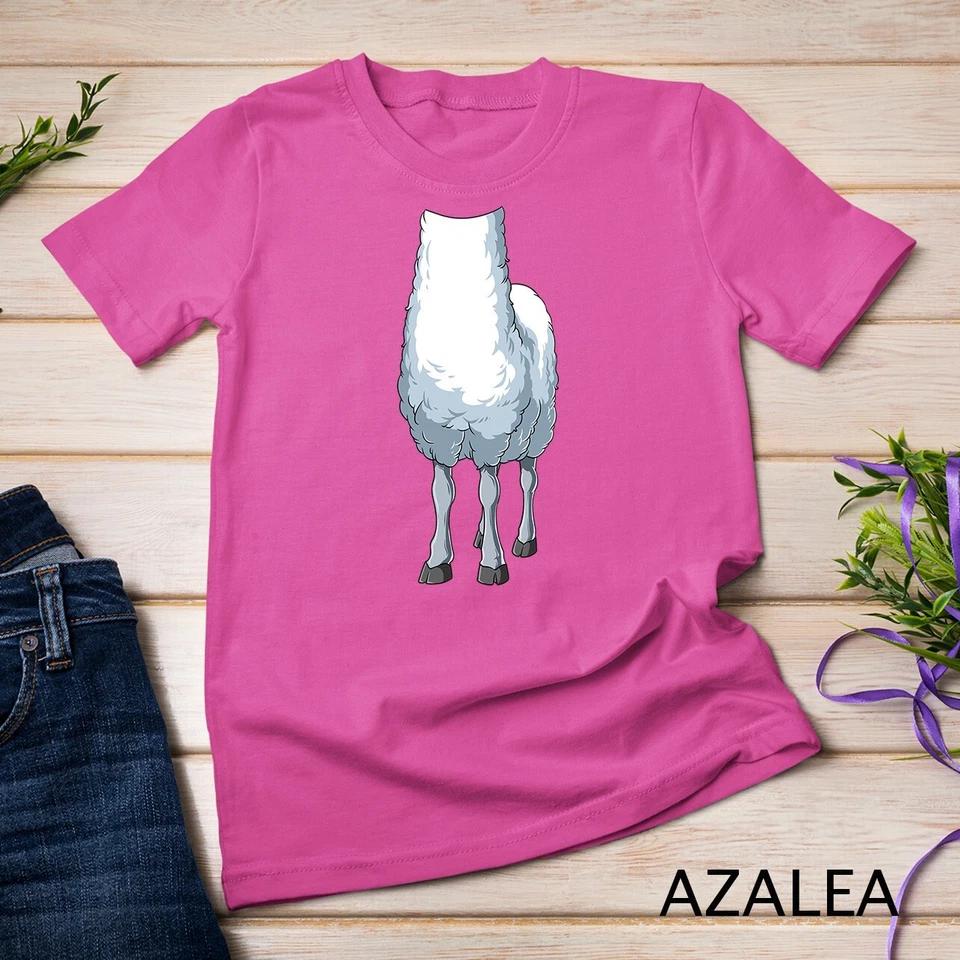 Easy Sheep Costume Sheep Body Headless Sheep Costume Unisex T-shirt 6 XL