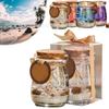 Cup Ocean Theme Blue Purple Pink Gel Birthday Candle Crystal Jelly Candle with Hand Gift Gift