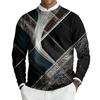 Herren Rundhals Langarm Rippstrick Pullover