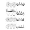 Stainless Steel Sheep Clippers Blade High Hardness Cutting Shearing Cutter Replacement Sheep Clipper Blade Stainless Steel Blade