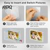 Acrylic Magnetic Frame 1 Pair Photo Fridge Magnet Picture for Display Refrigerator Clear Mini Holder Home Kitchen Decoration