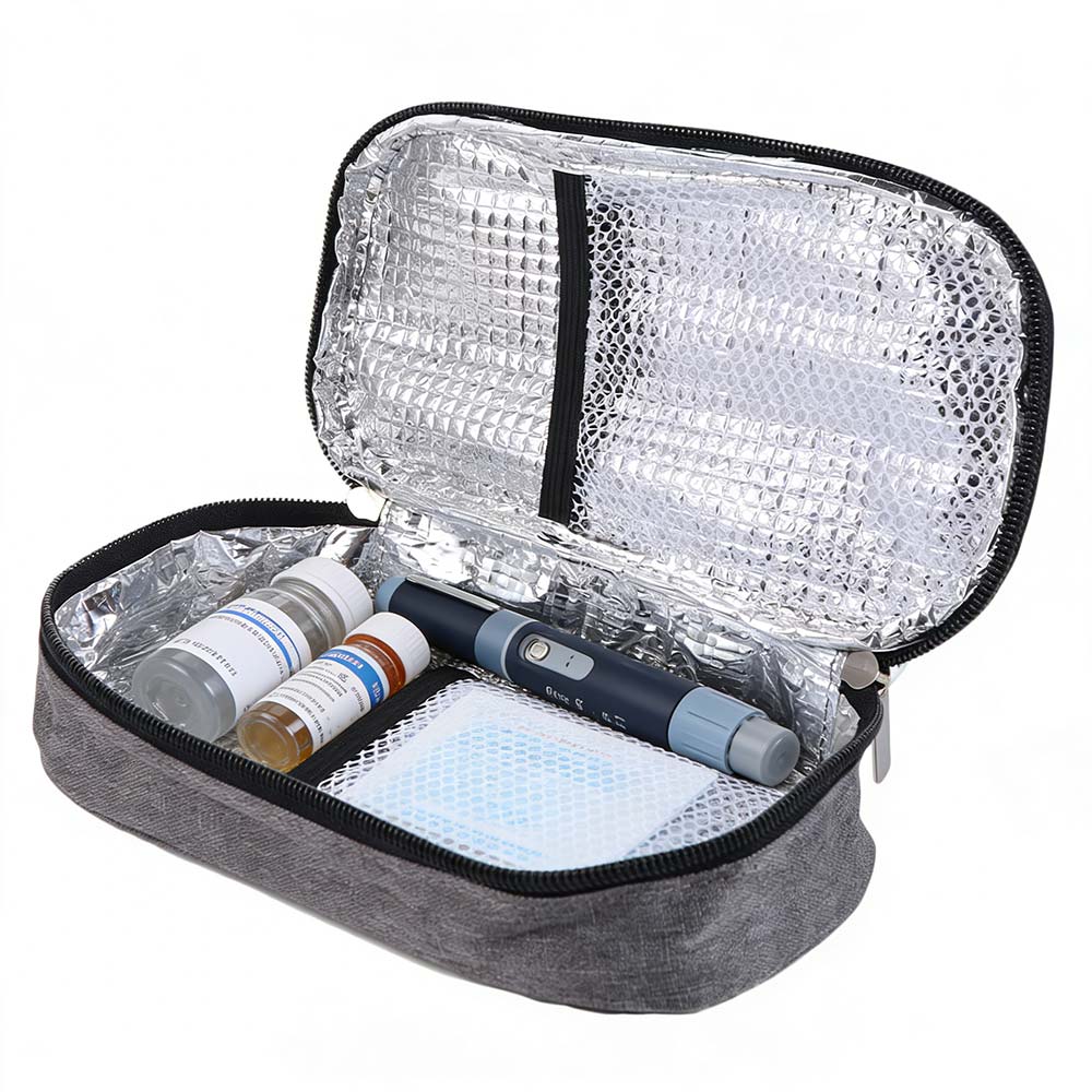 Durable Lightweight Insulin Cooling Bag Waterproof Wear-resistant Insulin Carry Case Washable Medicine Organizer for Home