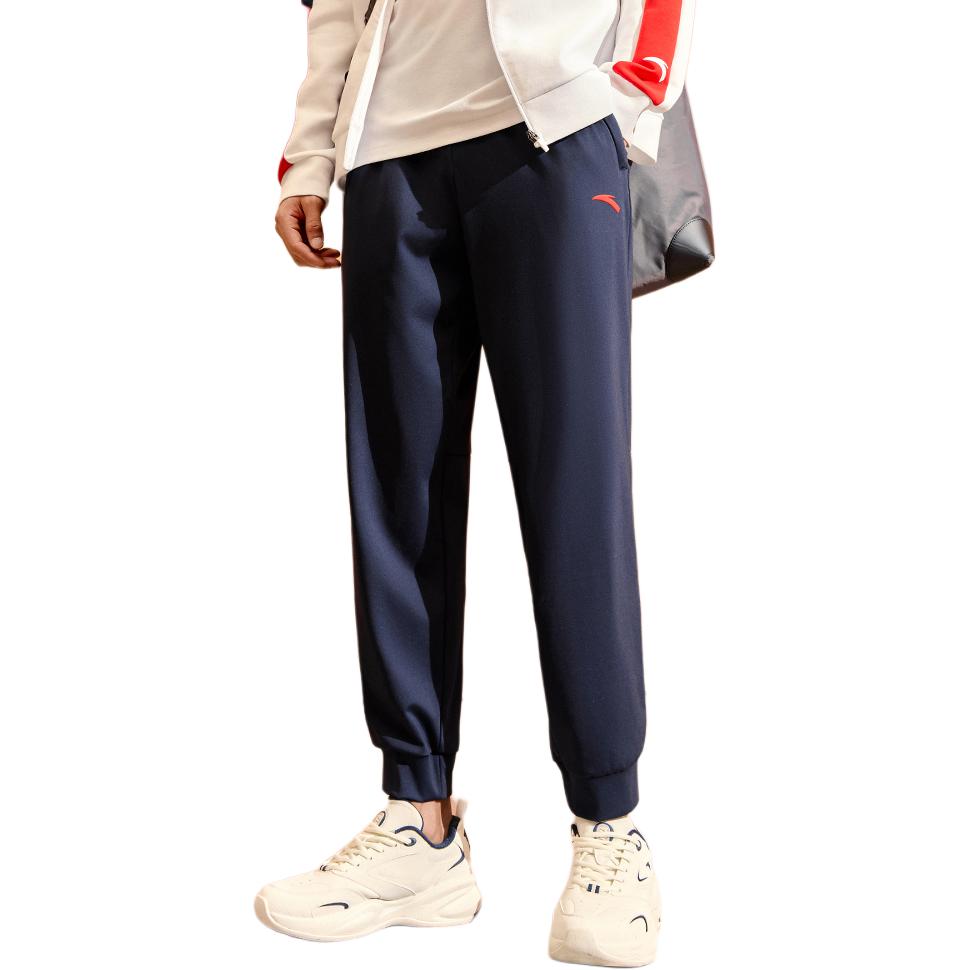 Anta Variety Training Collection Knitted Sweatpants Men's Basic Black 152437313-1