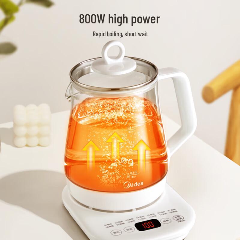 Midea 1.5L Smart Glass Health & Tea Kettle CN Plug (adapter Included)