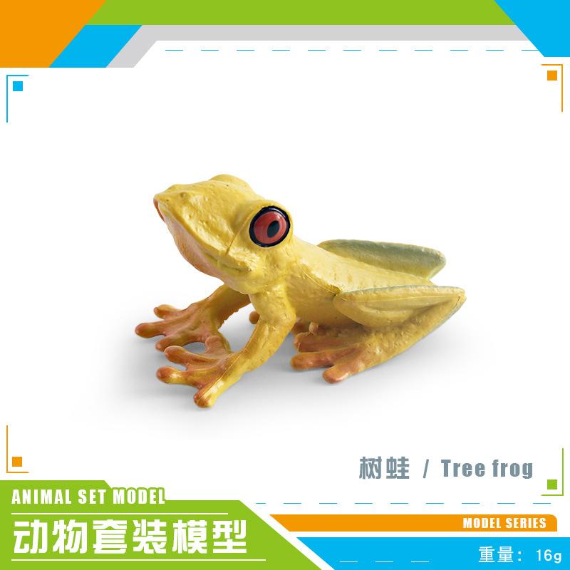 Simulated Forest Animal Groundhog Tree Frog Crocodile Koala Weasel Salamander Skunk Badger Static Ornament
