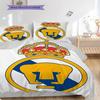 Pumas UNAM Pattern Bedding Quilt Set Quilt Cover Pillowcase Home Decoration Birthday Gift (1 * duvet cover + 2 * pillowcase, without core)