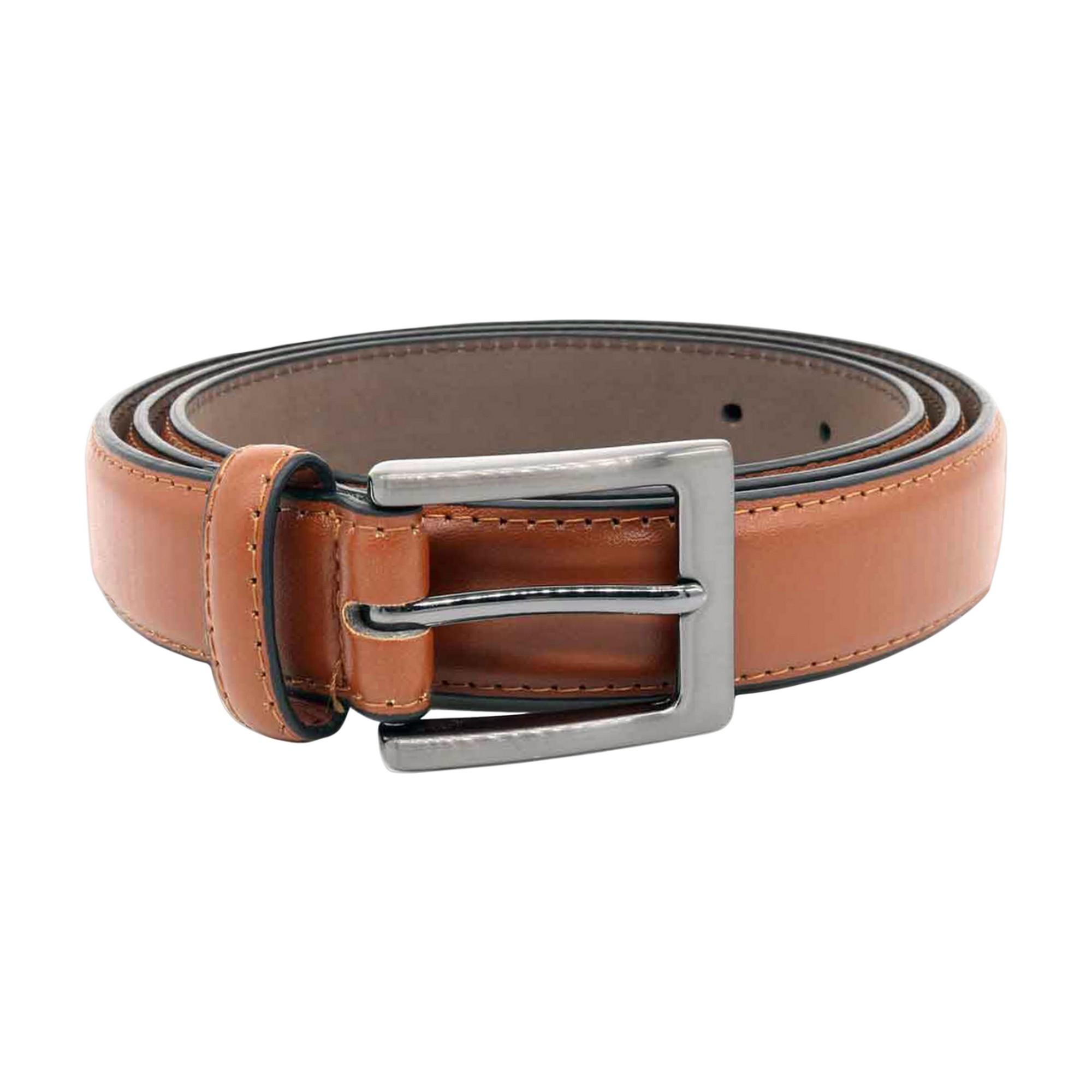 Cintura GG Emblem con fibbia squadrata in pelle marrone | ® Italia