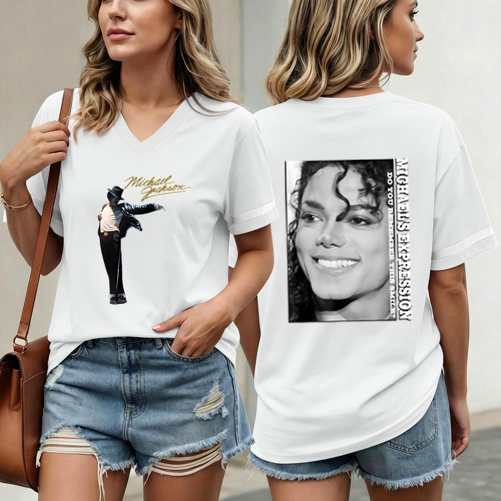 

Women s Casual Short Sleeve V Neck T Shirt with Graphic Print Slim Fit Lightweight Comfortable Top for Everyday Wear XL білий