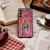 G-Guadalupe Art V-Virgin De   Phone Case For Samsung S 25,24,23,22,30,21,10,9,Ultra,Plus,Lite,FE,4,5 G Soft Black Case