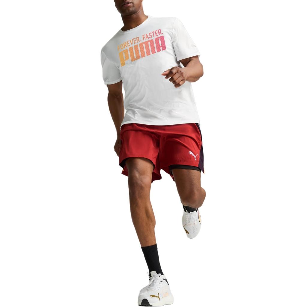 PUMA Run Favourite SS24 T Shirt Men's White 526146-02
