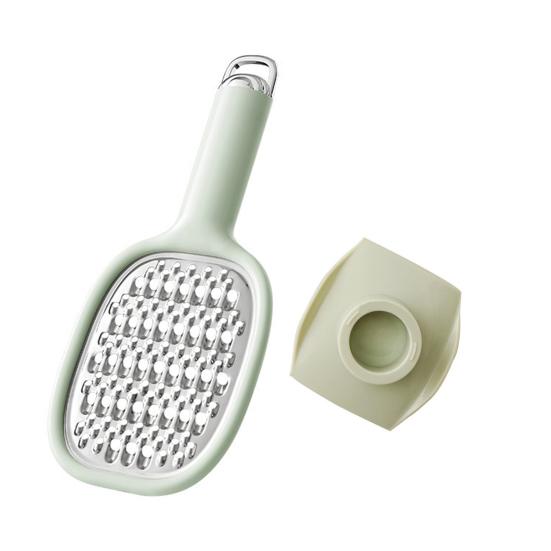 

Peeler with Double-Sided Blade And Protective Hand Guard Design Peeler Peeling Scraping Cabbage Grater for Home Cafe Restaurant Bakery зелёный