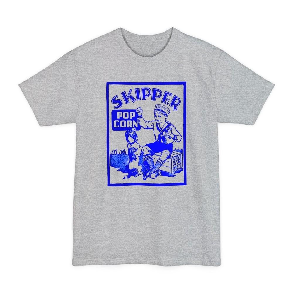 

oversized skipper vintage popcorn bag logo unisex tall beefy tshirt S