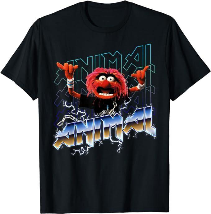 SALE The Muppets Animal Rock Metal Poster Unisex T-Shirt XXXL 2000₽