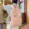 2025 New Schoolbag Women's High-value Lightweight Campus Large-capacity Backpack Middle and High School Students Durable Backpack